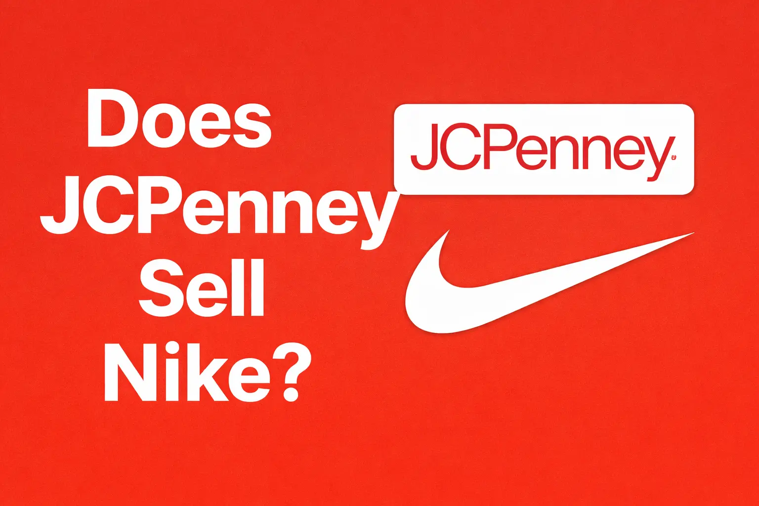 Does JCPenney Sell Nike? 
